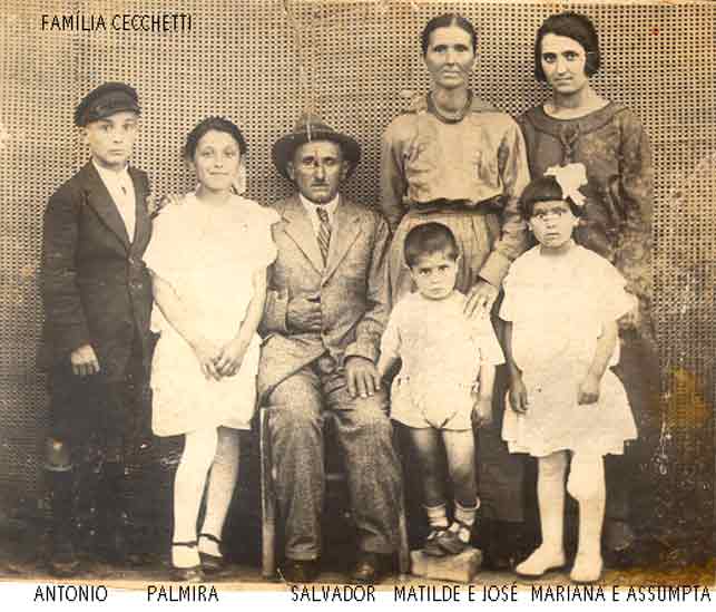 FAMILIA DE SALVADOR CECCHETTI